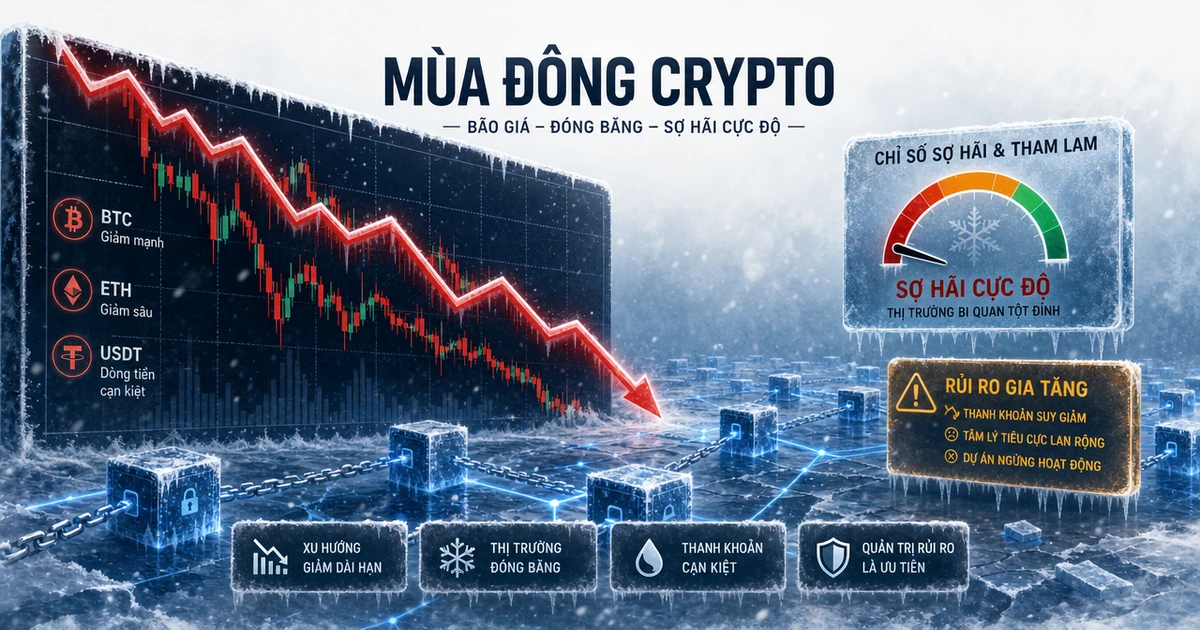Crypto winter là gì? Dấu hiệu & chu kỳ