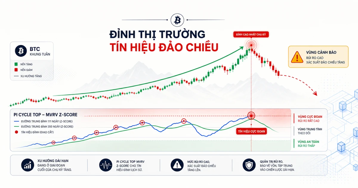 7 dấu hiệu đỉnh thị trường crypto