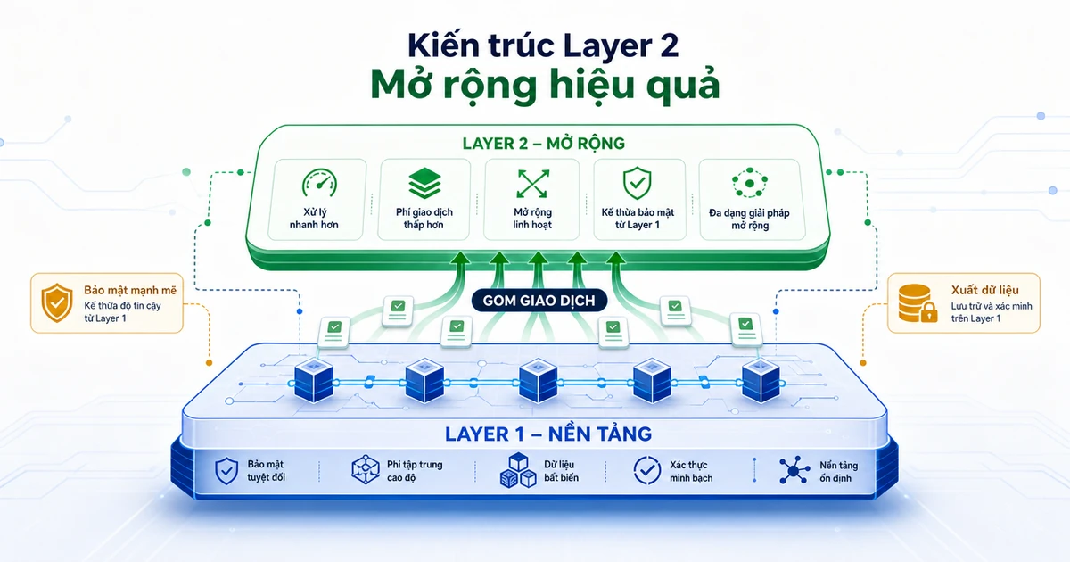Layer 1 và Layer 2 là gì? Toàn cảnh